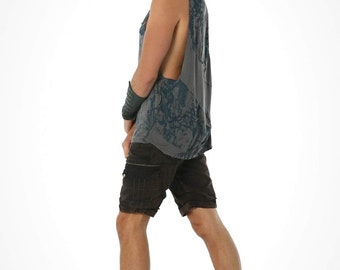 Street shorts,Men shorts,Lightweight shorts,Cargo shorts,Unisex pants,Festival shorts,Burning man,Streetwear,Cyberpunk,Steampunk,Doof Shorts