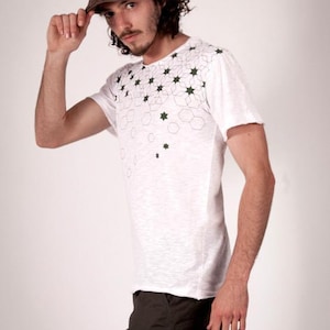 Star Gaze T Shirt,Sacred geometry top,Unisex shirt,Cotton t shirt,Men t shirt,Casual shirt,Festival top,Burningman top,Doof top,Hippie shirt