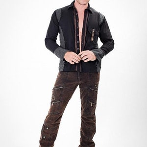 Rock star pants | Steampunk pants | Mens burning man pants | Custom trousers men | Festival pants men | Mens dress pants | Goth pants mens