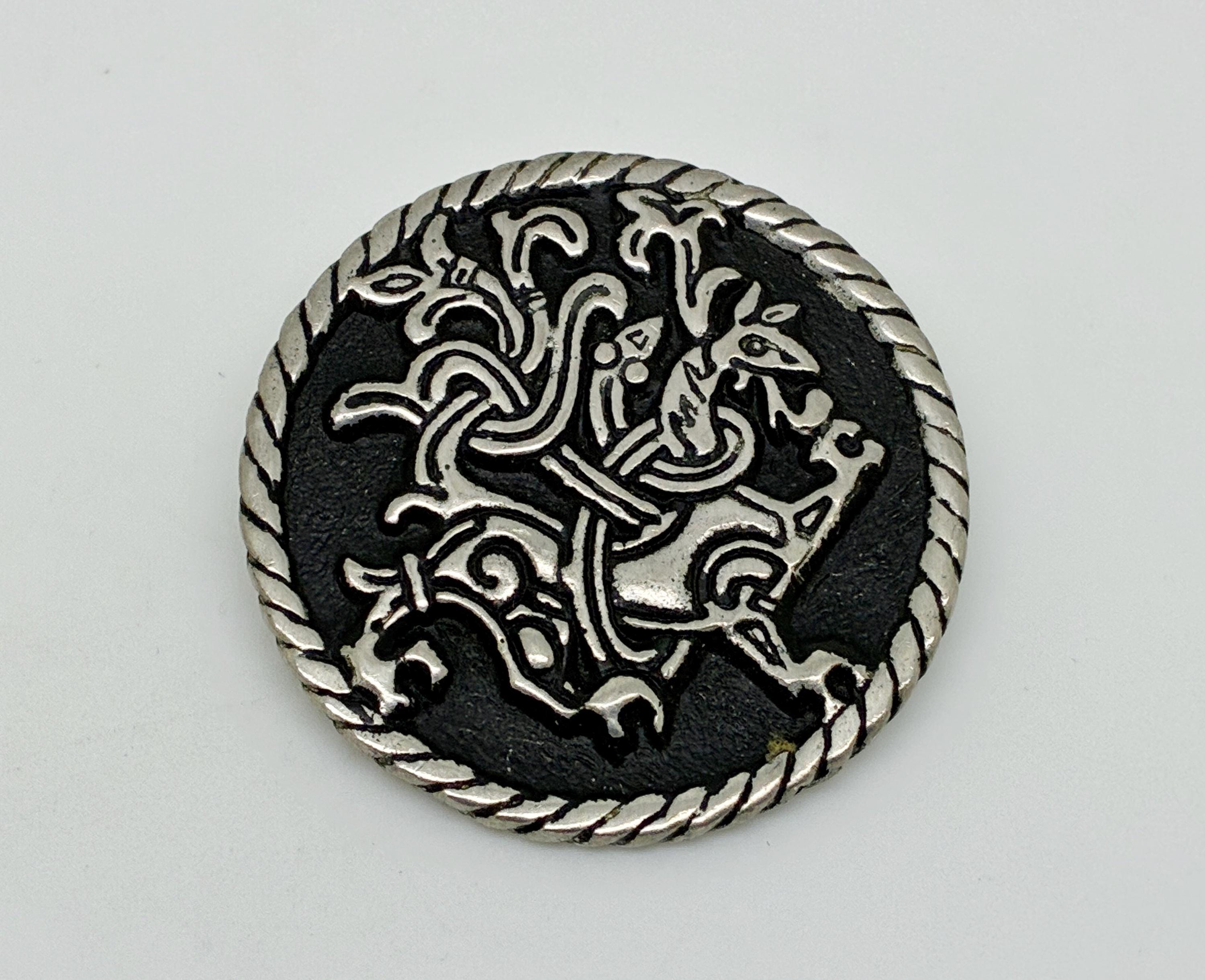 Sjc Pewter Brooch UK