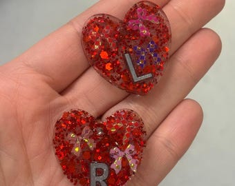 ハート型X線マーカー - バレンタインレジンデザイン