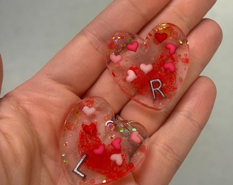 ハート型X線マーカー - バレンタインレジンデザイン