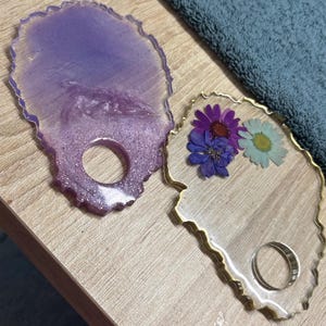 Design Your Own! Resin Nail Art Palette, (Lightweight with Thumb Hole)