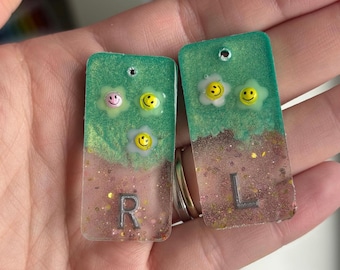 スマイリーデイジー樹脂X線マーカー - グリッターグラデーションR L放射線マーカー