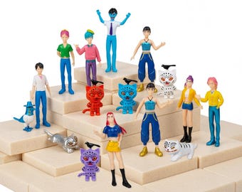 12 Stück Kpop Dämonenjäger Thema Puppenset, Cartoon Modell Spielzeug, Saja Boys Huntrix Lover, Dämonenjäger Merch, Weihnachtsgeschenke, Geburtstagsgeschenk