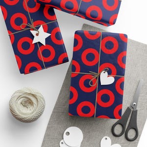 Phish Donut Gift Wrapping Paper - For Those Heady Gifts this Holiday Season image 1