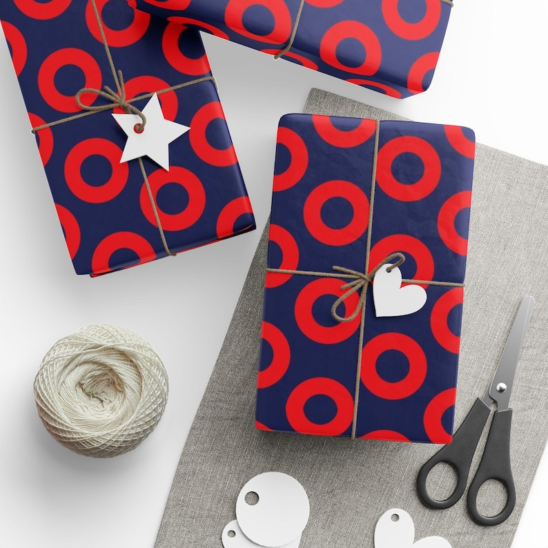 Phish Donut Gift Wrapping Paper - For Those Heady Gifts this Holiday Season image 1