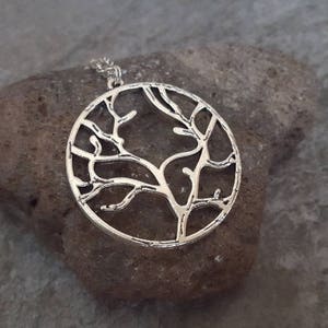 Sale Silver Tree Necklace, Tree of Life Necklace, Filigree Tree Pendant, Tree Jewelry, Gift for her, Nature Lovers, jingsbeadingworld