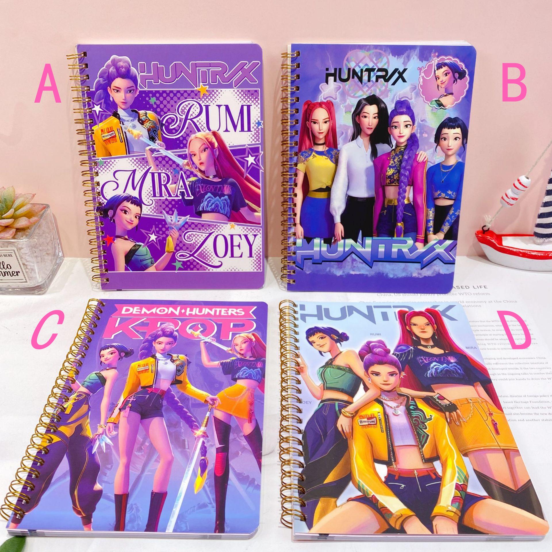 Discover Anime Art Mira Zoe Rumi Hunter Trio Spiral Notebook