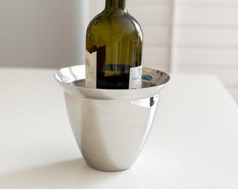 Secchiello per il ghiaccio/vaso refrigeratore per vino vintage WMF Cromargan in acciaio inossidabile