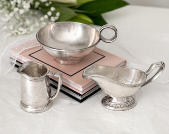 Piezas coleccionables antiguas de plata soldadas de hotel / Muehlebach Statler Palmer House