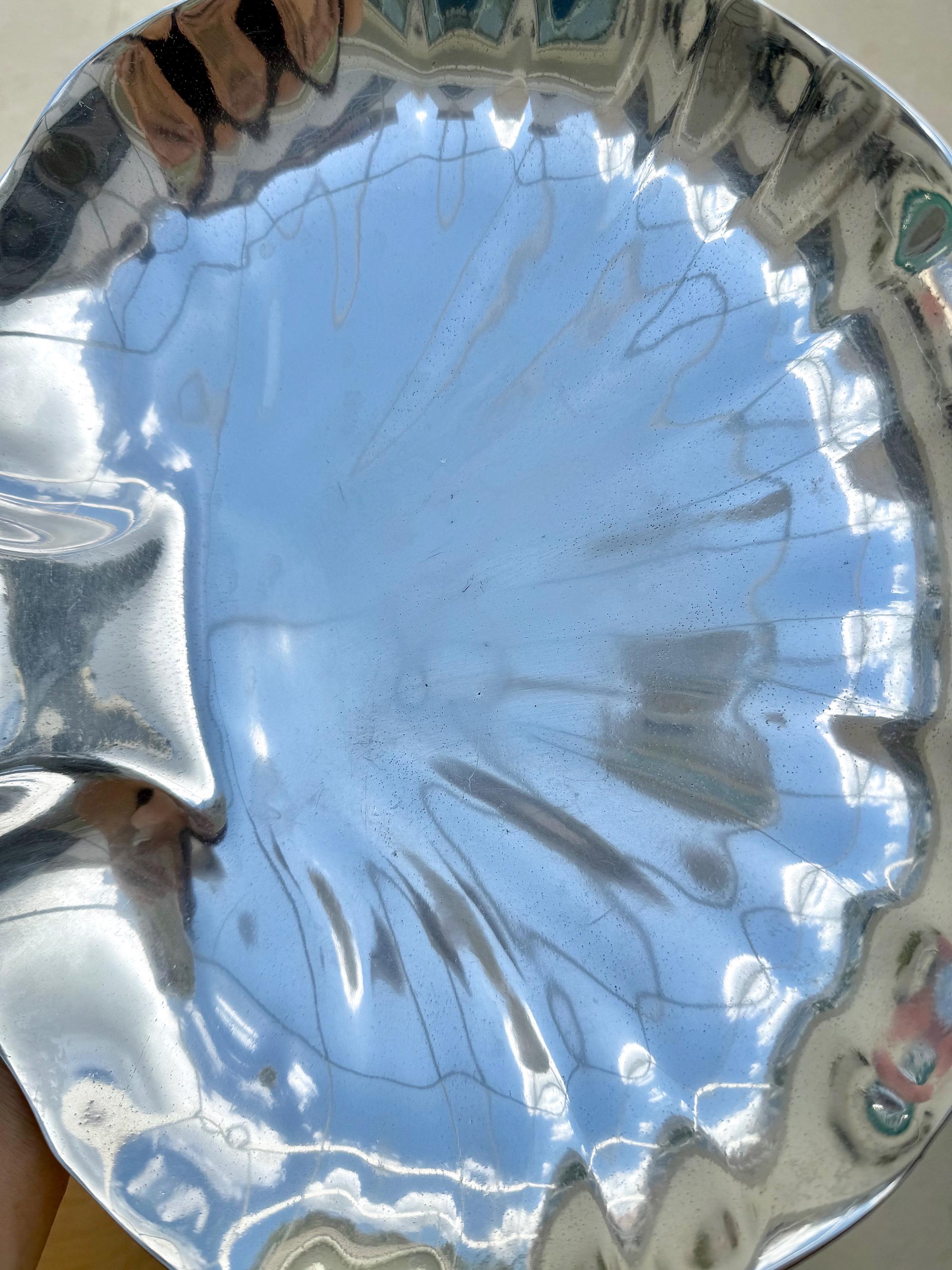 ヴィンテージ ウィルトン アルメタル ピューター シェル サービング