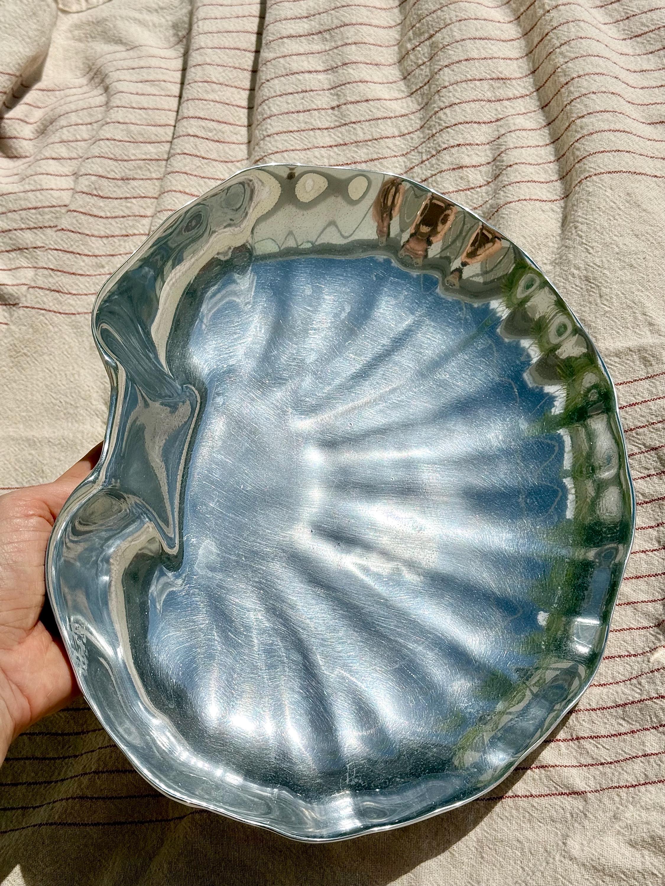 ヴィンテージ ウィルトン アルメタル ピューター シェル サービング