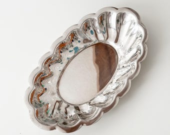Vintage Assorted Ornate Silver Plated Trays & Dishes | Catchall Serving Decor