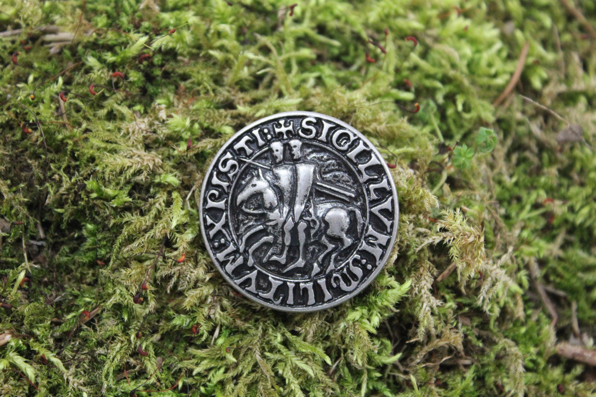 Sigillum militum xpisti Templar symbol | Etsy