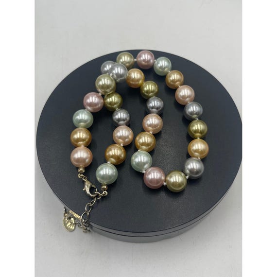 KJL Kenneth Jay Lane 2009 Faux Glass Pearl Single… - image 2