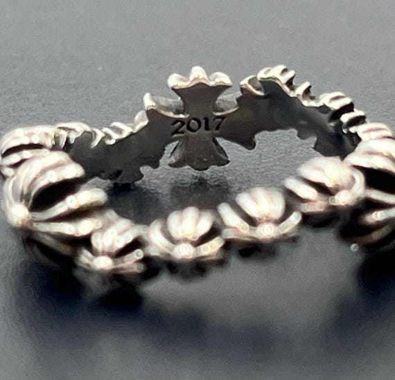 Chrome Hearts Designer Authenticated Sterling Sil… - image 4