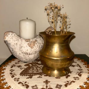 Vintage Small Brass Vessel