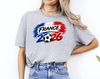 France Football T-Shirt, International Soccer 2026 Shirt