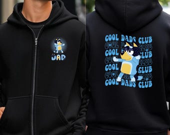 Bluey Dad Full Zip Hoodie