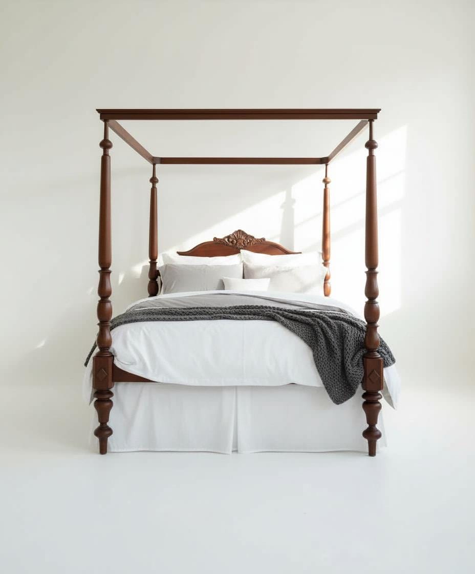 イーセンアーレン　天蓋付きベッド ② Ethan allen bed - Etsy 日本