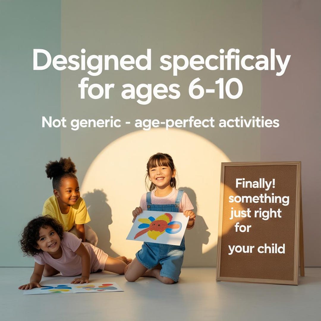 ADHD Workbook for 6-10 Year Olds | Organization Activities | Printable