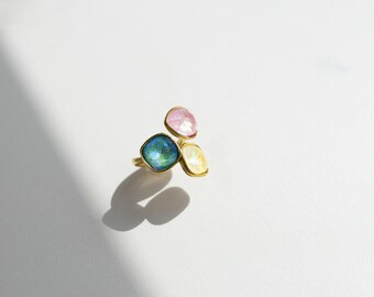 Remi Colorful Crystal Ring