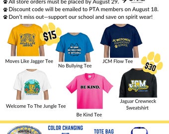 Anpassbare Canva PTO PTA Spirit Wear Kleidung Flyer Vorlage Digitaler Canva Download