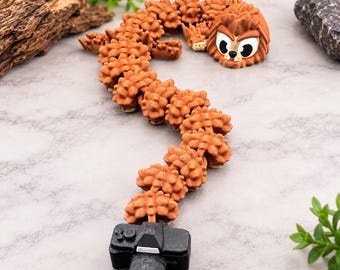 Bigfoot 3D Printed Articulated Dragon | Flexi Toy