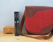 Leather bag,leather tote bag,leather messenger,red leather bag,crossbody bag,brown leather bag,genuine leather bag,leather purse,hipster