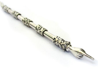 Torah Pointer, 925 Sterling Silver, Handmade Artisan, Beautiful Bar & Bat Mitzvah Gift, Silver Torah Pointer, 5.5 inches - ID1875