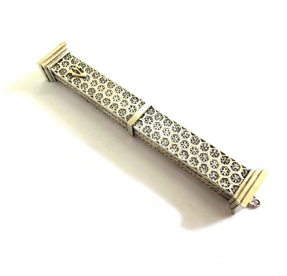 Solid Silver Sterling 925 Mezuzah Case//Holder Judaica