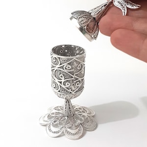 Sterling Silver Besamim Havdalah Spices, Silversmith Filigree Art, Jewish Wadding, Housewarming, And Holiday Gift, Judaica - ID609