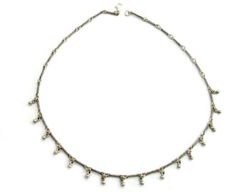 925 Sterling Silver Chandelier Necklace - ID1262