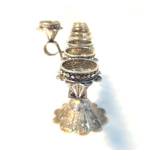 Filigree Hanukkah Ring - 925 Sterling Silver Jewish Sign Band, Sizes 5-9