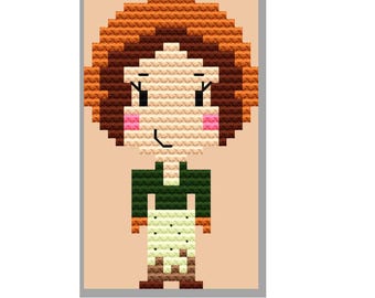 Elizabeth Bennet Cross Stitch Pattern: Pride and Prejudice Embroidery (PDF Pattern)