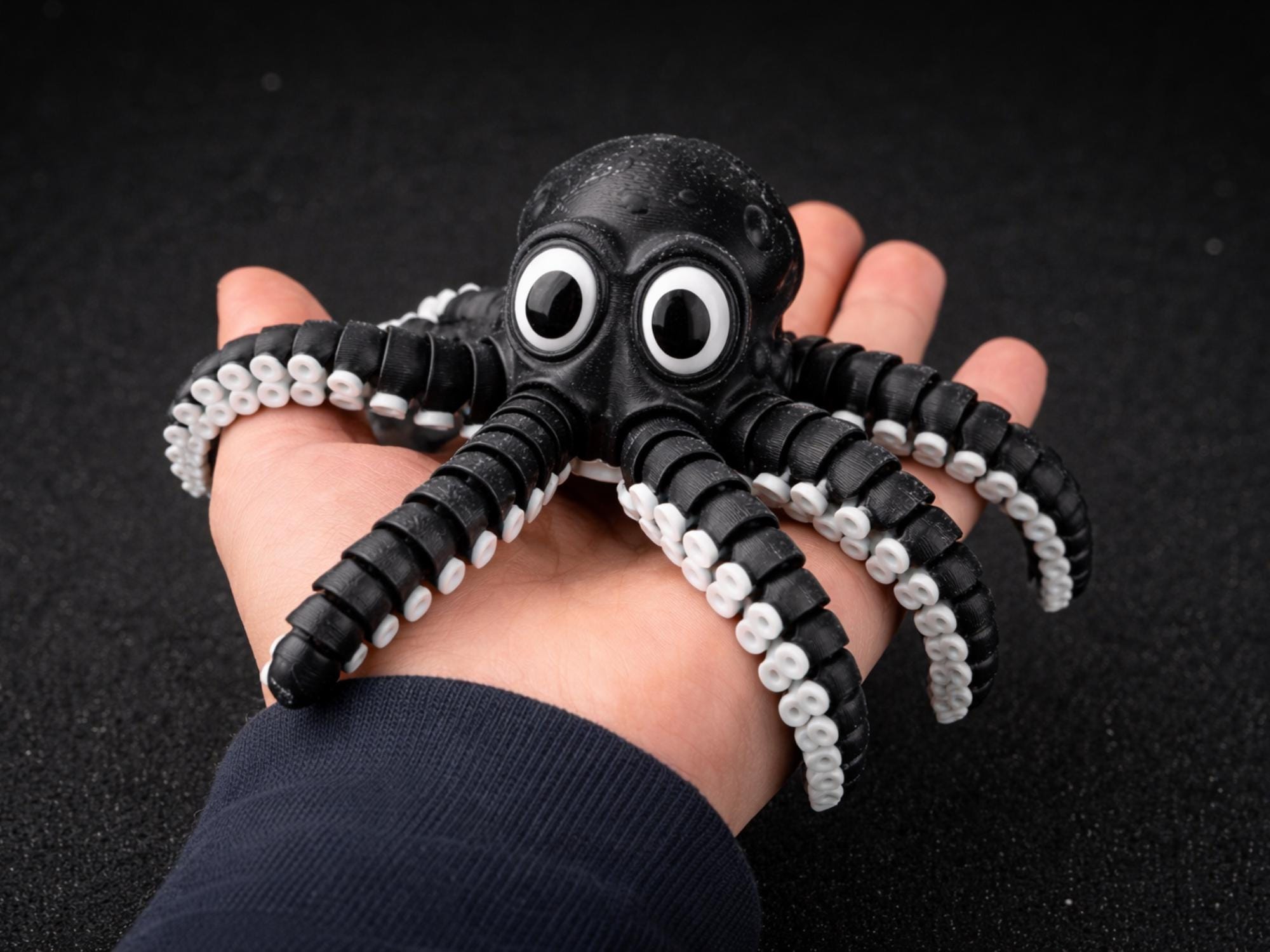 3D Printed Flexible Octopus Toy |3d Articulated Fidget Toy | Cute Desk ...