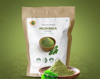 Biologisch moringabladpoeder | Natuurlijk superfood, veganistisch (3,5 oz)
