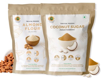 Harina de almendras orgánica y azúcar de coco / Horneado keto sin gluten