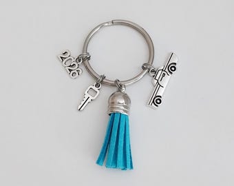2026 New Driver Keychain / First New Car Key Ring / Drivers License Driving Test Tassel Key Chain / Gifts Under 20
