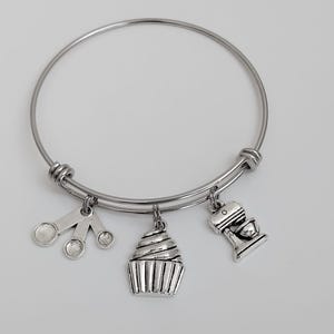 Backen Bettelarmband / Cupcake Schmuck / Baker Armreif