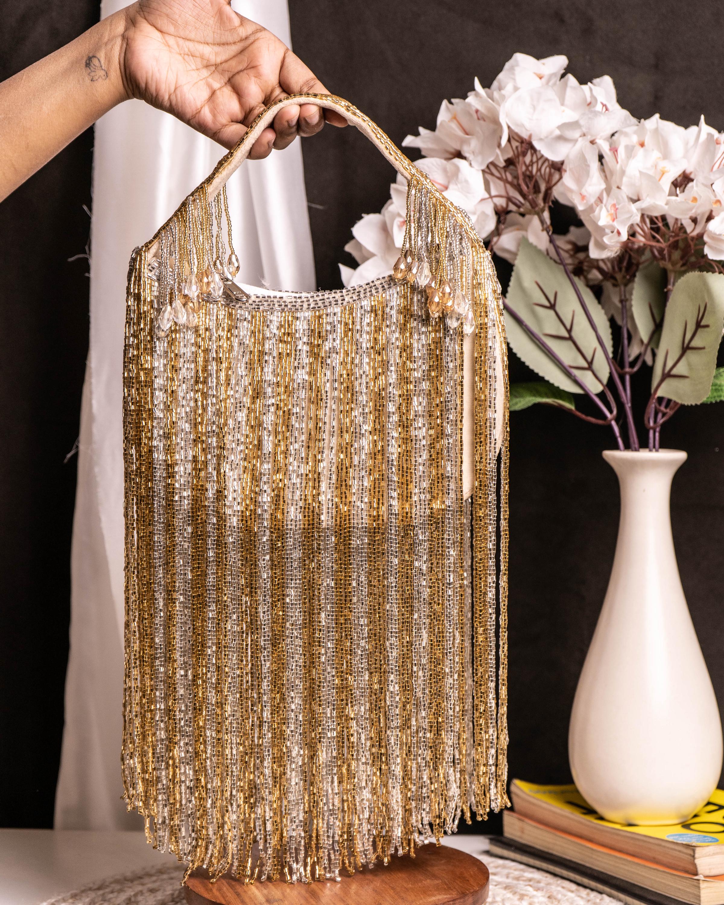 オーダー Red Beaded Fringe Potli Bag: Women's Wedding Party Purse - Etsy Israel