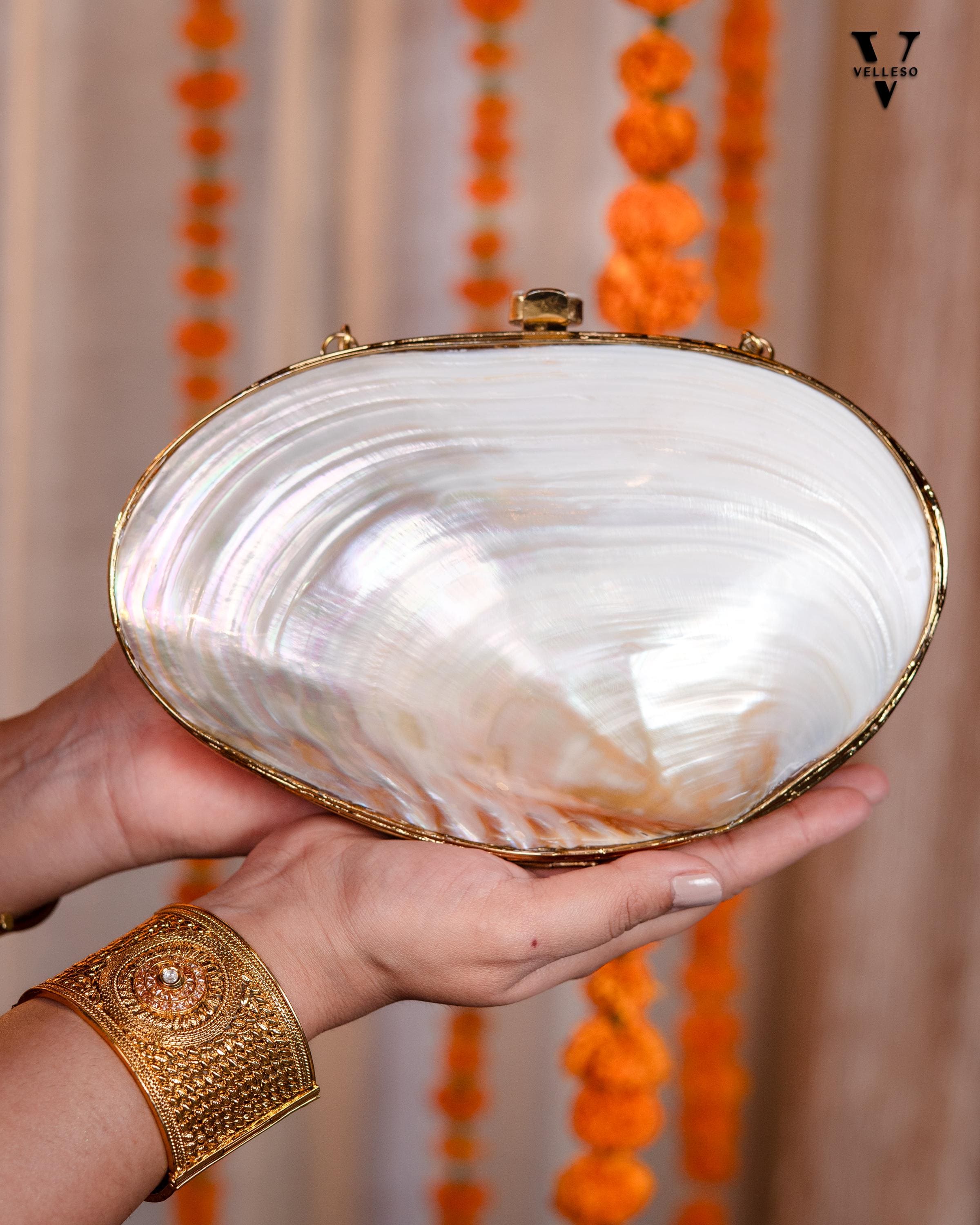 Mother of Pearl Clutch: Handmade Abalone Shell Bridal Purse