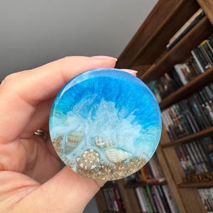 Handgemachte Strand Harz Griff | Muschel Epoxy Zubehör