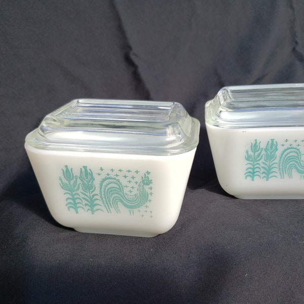 Pyrex Amish Butterprint Refrigerator Dishes