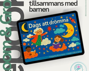 Dags att drömma | Digital barnbok i PDF-format | Berättelse om känslor för barn | Utskrivbar bok att läsa tillsammans i familjen