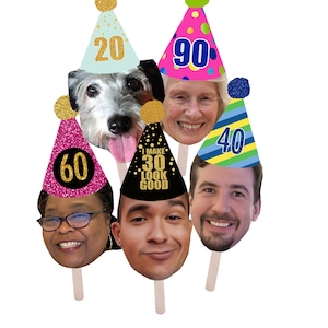 Face Stick, Face On a Stick Prop, Photo Face Stick, Big Head on a Stick, Bachelorette Prop Sticks, Fat Head