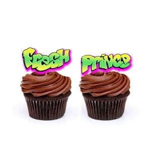 Fresh Prince Cupcake Toppers, I love the 90s, Fresh Prince Party Fresh Prince Theme, Fresh Prince Ideas, Fresh Prince Baby Shower