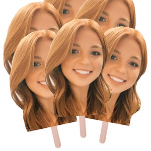 Personalized Face Stick, Face On a Stick Prop, Photo Face Stick, Big Head on a Stick, Bachelorette Prop Sticks