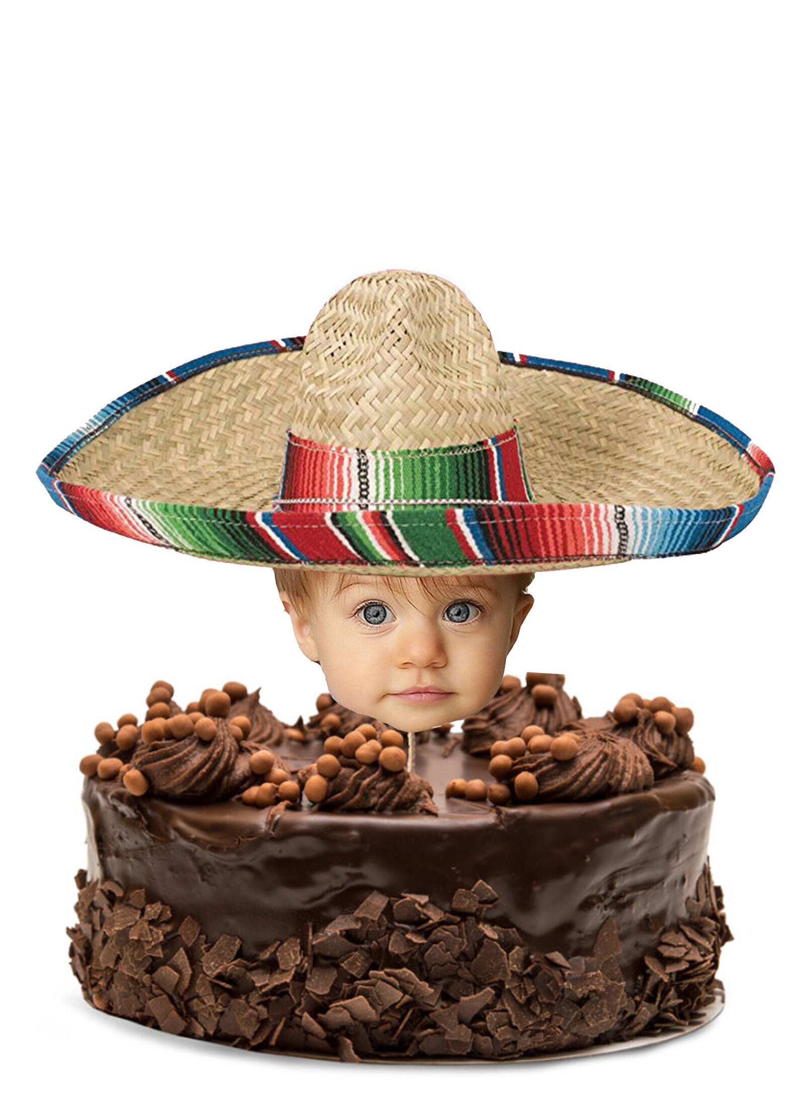 Sombrero cake topper Clearance